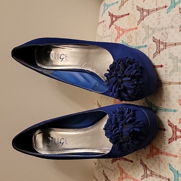 Cobalt Blue heels - Picture 2 of 6